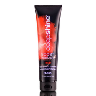 RUSK Deepshine Boost Vibrant Color Depositing Conditioner - Red - 5.2 Oz