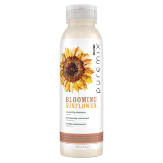 RUSK Puremix Blooming Sunflower Volumizing Shampoo Fine Hair - 12 Oz
