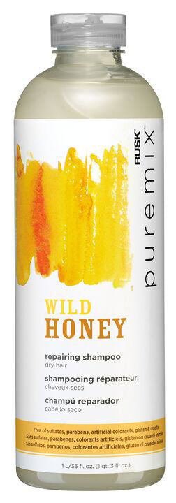 RUSK Puremix Repairing Shampoo - Wild Honey - 35 Oz