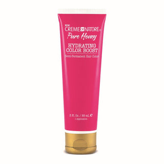 Creme Of Nature Pure Honey Semi-Permanent Hair Color - Hydrates Hair - Fuchsia - 3 Oz