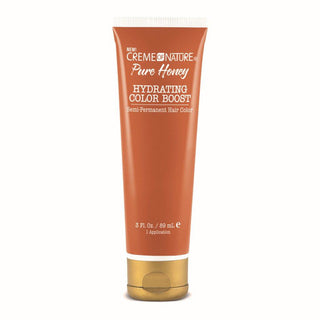 Creme Of Nature Pure Honey Semi-Permanent Hair Color - Hydrates Hair - Light Golden Copper - 3 Oz