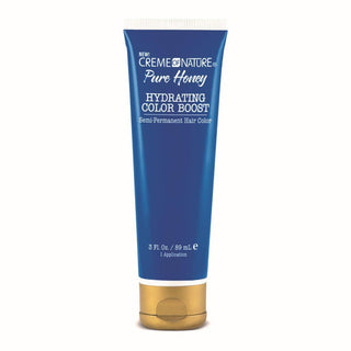 Creme Of Nature Pure Honey Semi-Permanent Hair Color - Hydrates Hair - Indigo Blue - 3 Oz