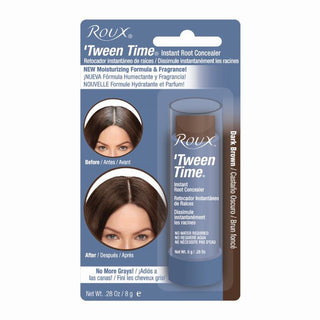 Roux Tween Time Instant Root Concealer Stick - Dark Brown - 0.28 Oz