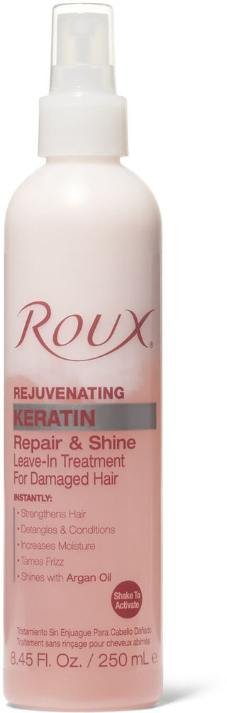 Roux Keratin Repair And Shine Leave-In Treatment For Damaged Hair - 8.45 Oz