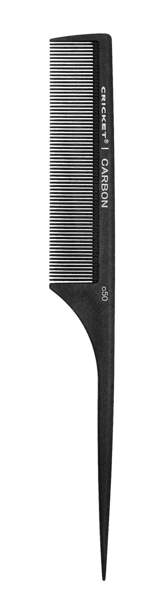 Cricket Carbon Comb Fine Toothed Rattail - C50 - 1 Pc