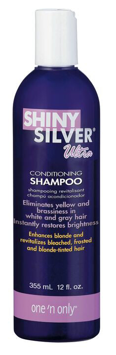 One 'N Only Shiny Silver Ultra Conditioning Shampoo - 12 Oz