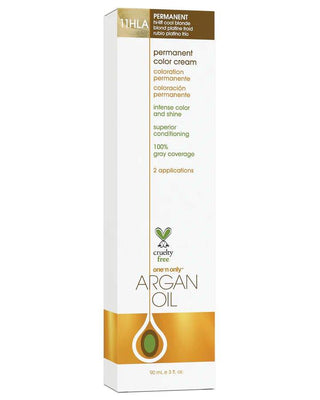One 'N Only Argan Oil Permanent Color Cream - 11HLA Hi-Lift Cool Blonde - 3 Oz