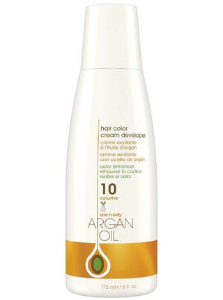 One 'N Only Argan Oil Hair Color Cream Developer - 10 Volume - 6 Oz