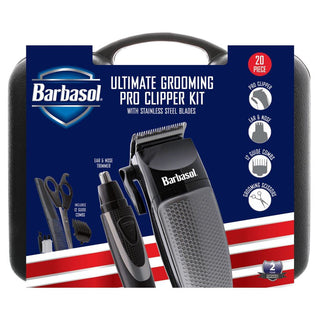 Barbasol Ultimate Grooming Pro Hair Clipper Set - 20 Pc